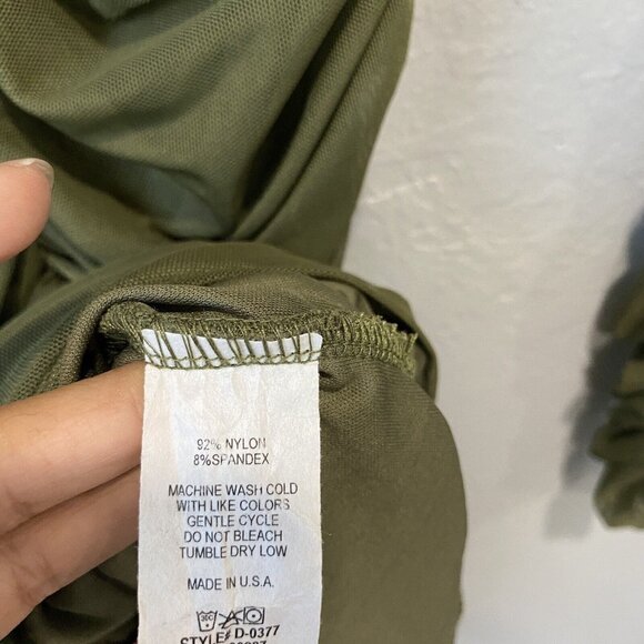 fashion nova womens dress small scrunched bodycon s dark club fitted ci - Picture 8 of 11